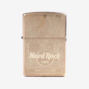 Zippo Brass Etched Guitar Lighter