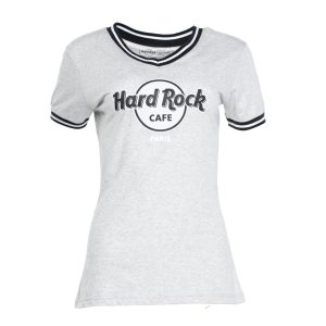 Women's Logo V-Neck Ringer Tee