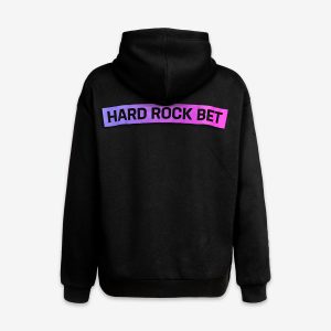 Adult Fit Hard Rock BET Performance Gradient Zip Hoodie in Black