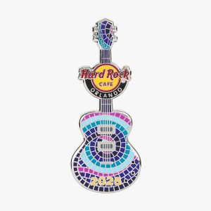 Limited Edition Orlando Mosaic Guitar Pin