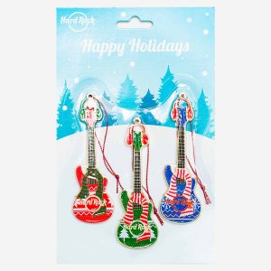Hard Rock Guitar Trio Gift Set Collectible Ornament